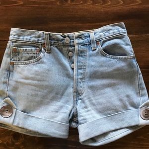 Vintage 80s 501 Levi Shorts Redone